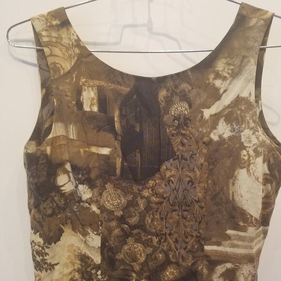 Carol Little Side Slit Maxi Dress Sleeveless Round Neck Breathable Women Size 10 - Picture 2 of 5